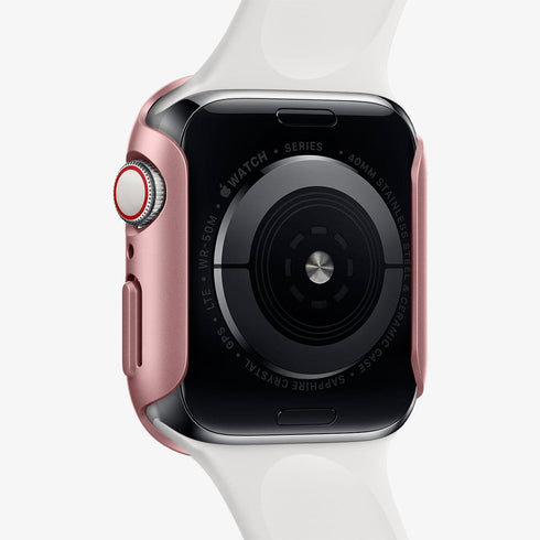 ACS05458 - Apple Watch Ultra (Apple Watch (49mm)) Case Thin Fit in black showing the front